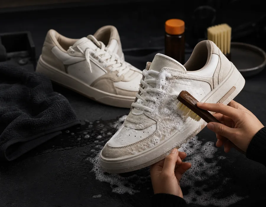 Limpieza profesional de zapatillas