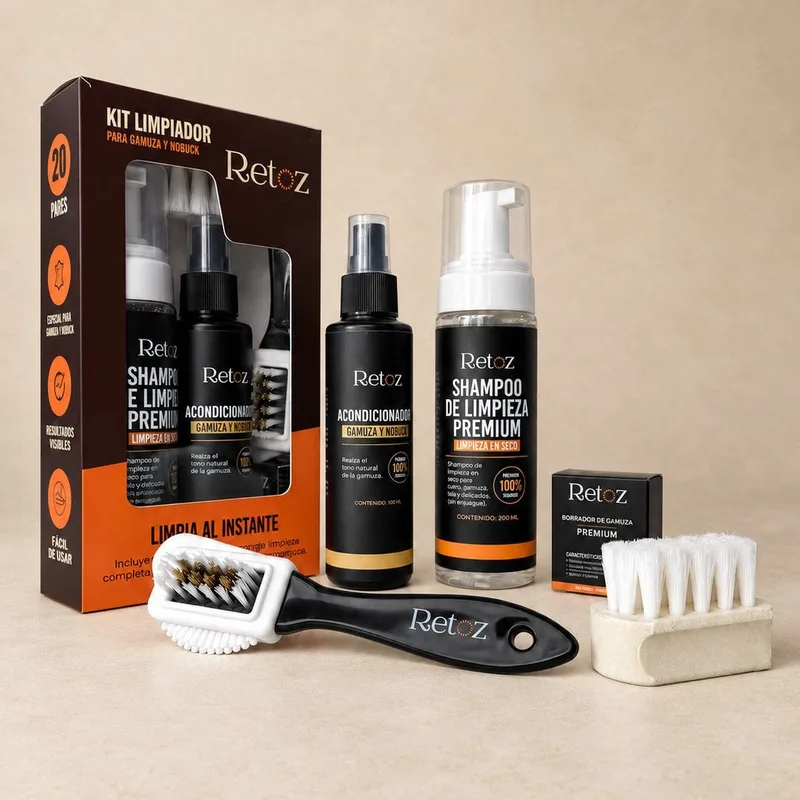 Kit para gamuza y nobuck