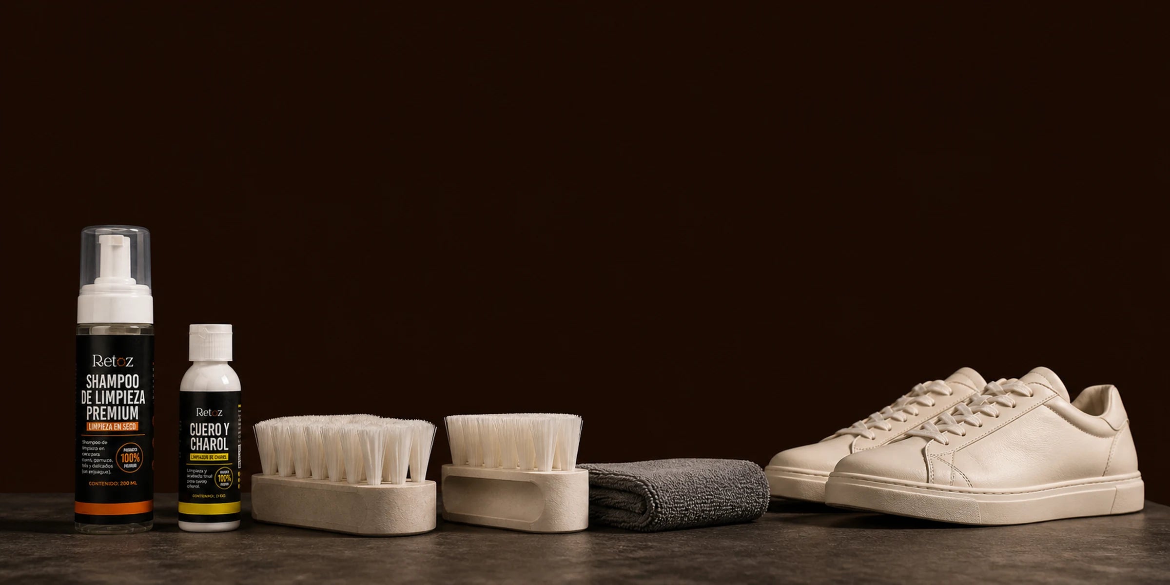 Productos Retoz para cuidar zapatillas y calzado