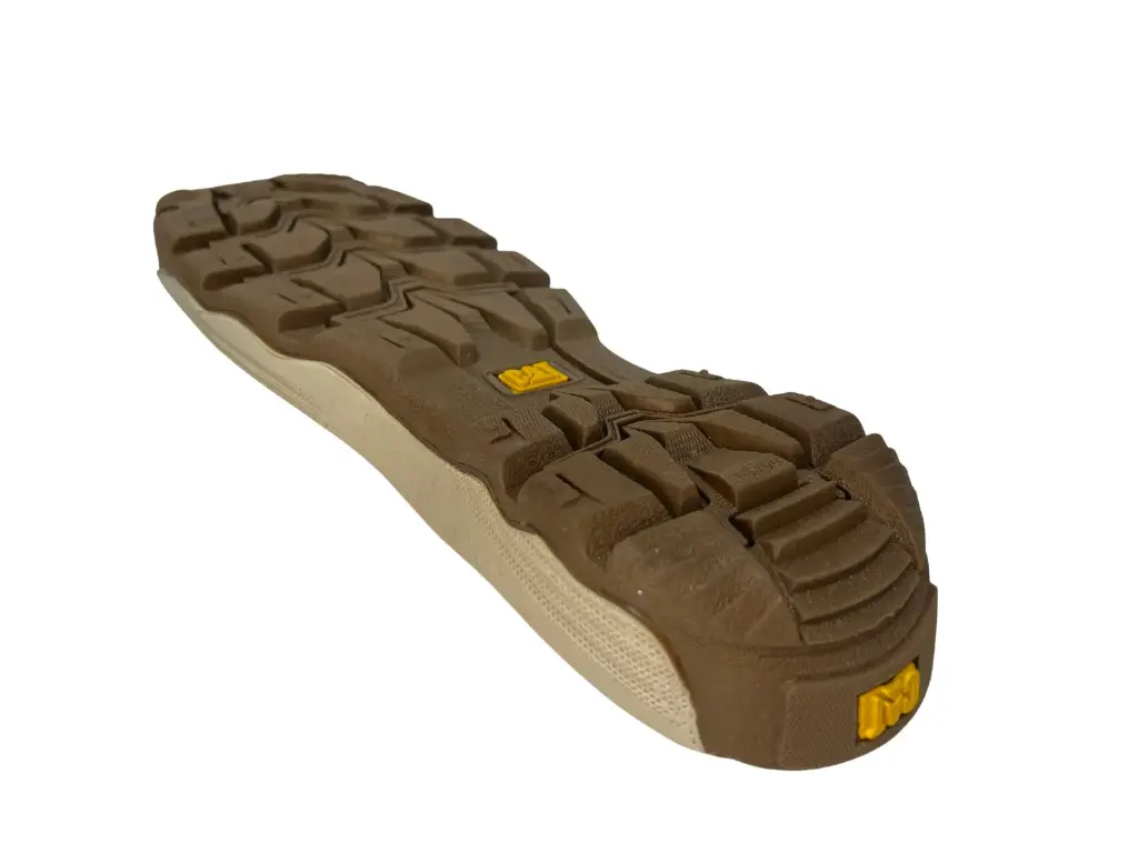 Suela tipo Cat de Caucho (Marron con Beige)