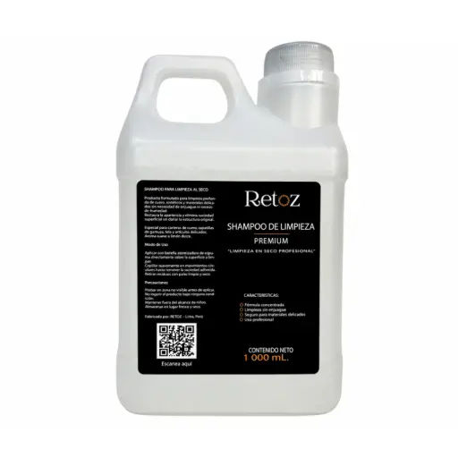 1 Litro de Shampoo Premium Para Zapatillas - Retoz
