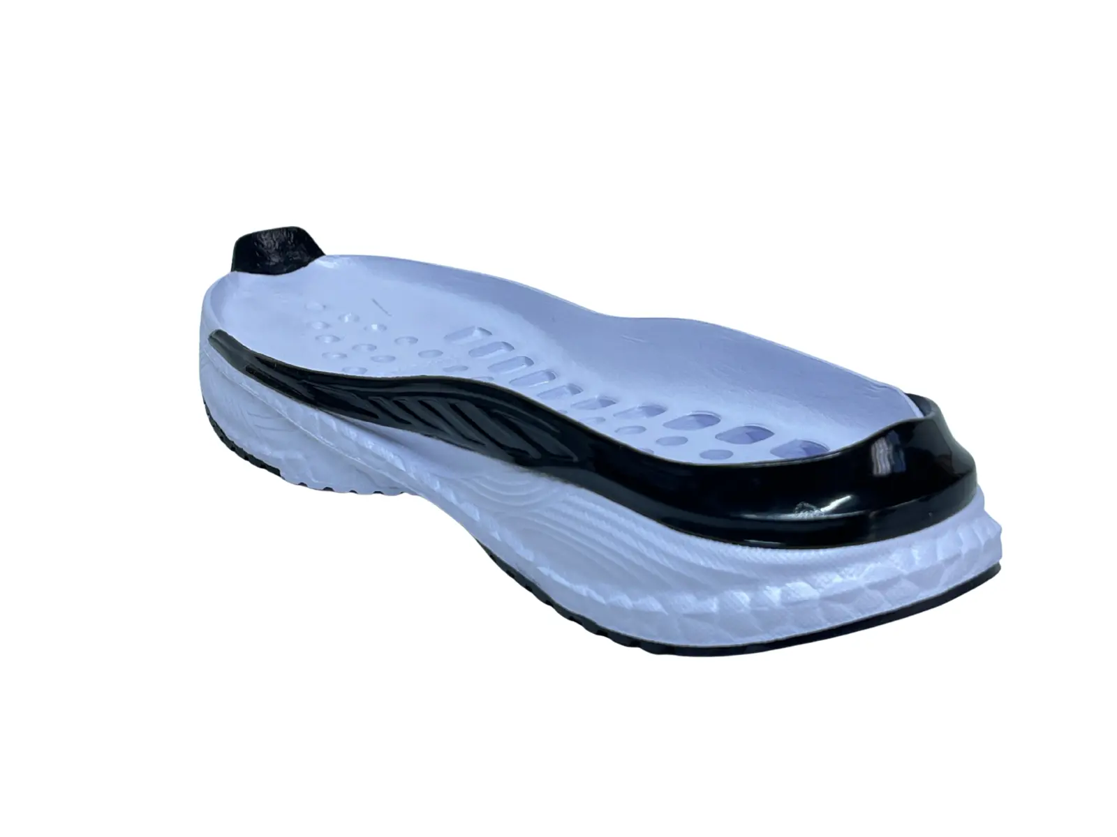 Suela de EVA (Codigo: ERP160) Blanco Con Cinta Negra 