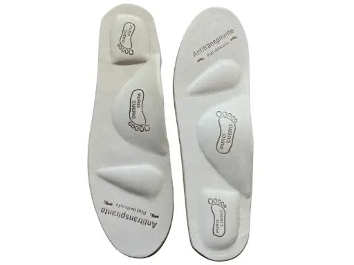 Plantillas de Cuero Con Arco ( Semi Ortopedica)